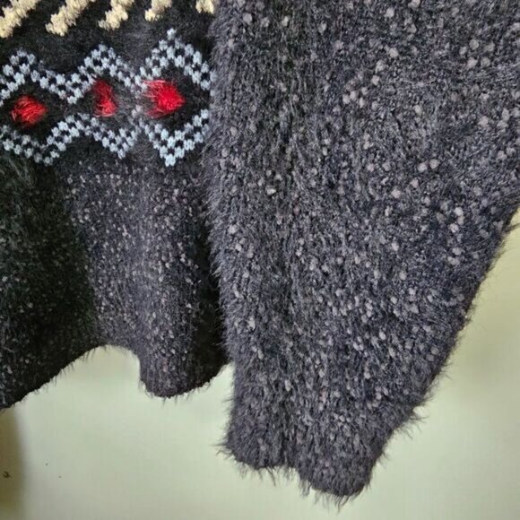 NWT FRYE NORDIC CREW NECK SEMI CROPPED PULLOVER SWEATER - Picture 8 of 15